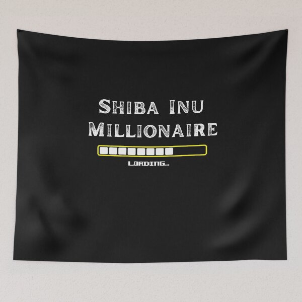 Item preview,  Shiba Inu Millionaire Crypto Design designed and sold by Funny-Tees4U.