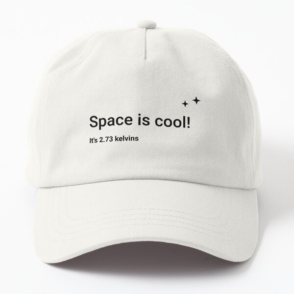 Space is cool! It's 2.73 kelvins (Inverted) Dad Hat