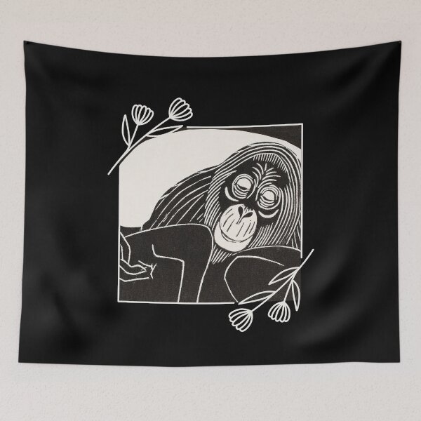 Item preview, Orangutan - Ape  designed and sold by ColorfulMystic.