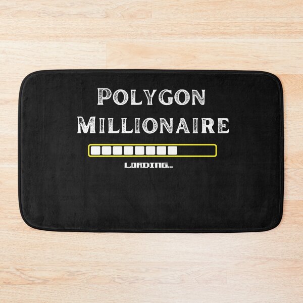 Item preview, Polygon Millionaire Crypto Design designed and sold by Funny-Tees4U.