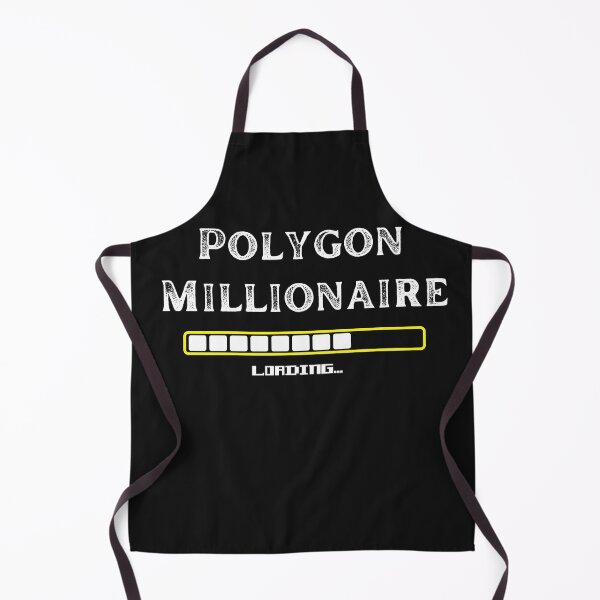 Item preview, Polygon Millionaire Crypto Design designed and sold by Funny-Tees4U.