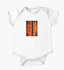 Ziegel und Glas Baby Body Kurzarm