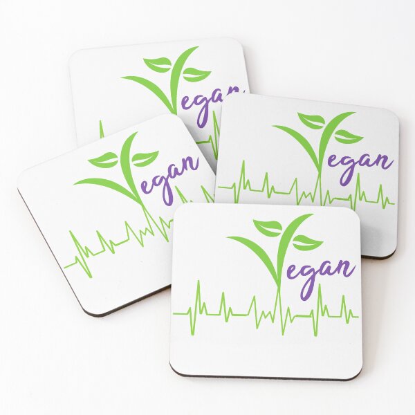Item preview, Vegan Ekg--White  Background  designed and sold by Trendi61.