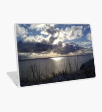 Snowstorm out to sea Laptop Skin