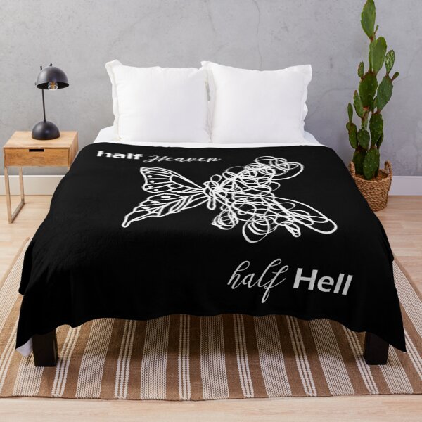 Item preview, Half Heaven Half Hell on Black designed and sold by NoDoll.