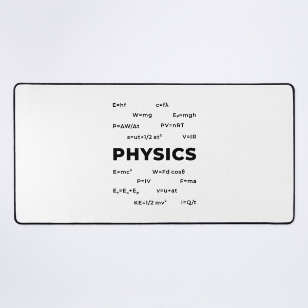 Physics (Inverted) Desk Mat