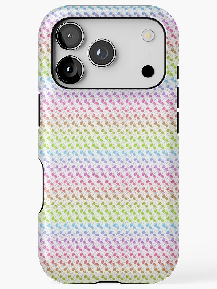 Thumbnail 1 of 4, iPhone Case, Colorful eggs pattern designed and sold by RafaelLima7.