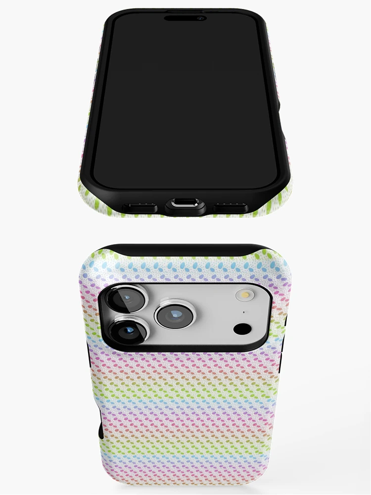Thumbnail 3 of 4, iPhone Case, Colorful eggs pattern designed and sold by RafaelLima7.
