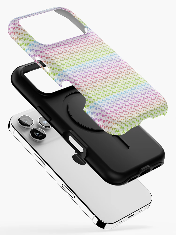 Thumbnail 2 of 4, iPhone Case, Colorful eggs pattern designed and sold by RafaelLima7.