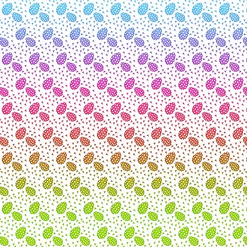 Artwork thumbnail, Colorful eggs pattern by RafaelLima7