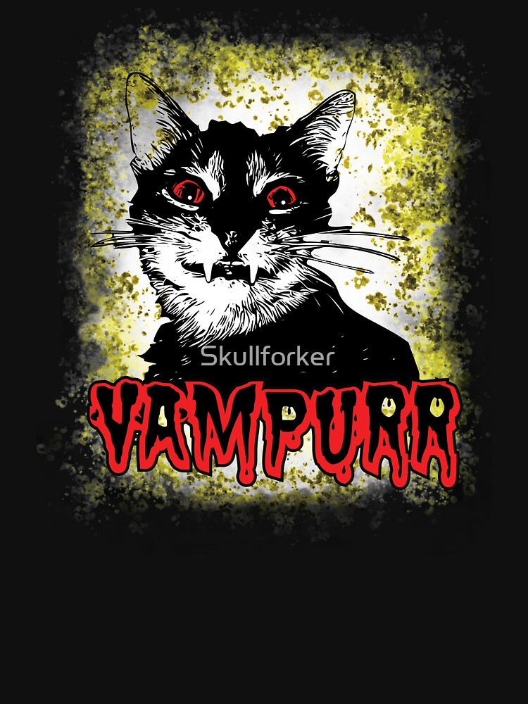 FREE shipping Vampurr Vampire Black Cat Halloween Cat Halloween