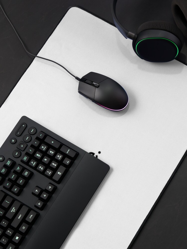Alternate view of I'm not late, time is relative. (Inverted) Mouse Pad