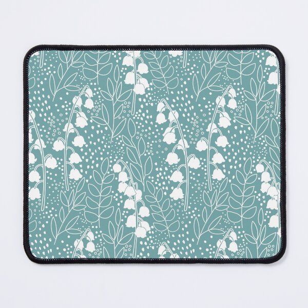 Item preview, Lily of The Valley Pattern - Aqua designed and sold by monitdesign.