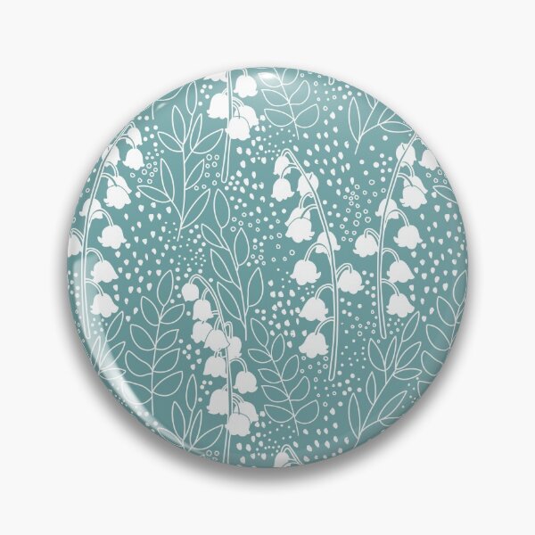 Item preview, Lily of The Valley Pattern - Aqua designed and sold by monitdesign.