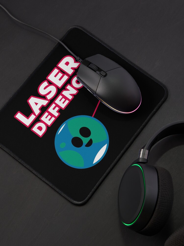 Alternate view of Space Laser Defence Near Earth Asteroids Yarkovsky Effect Mouse Pad