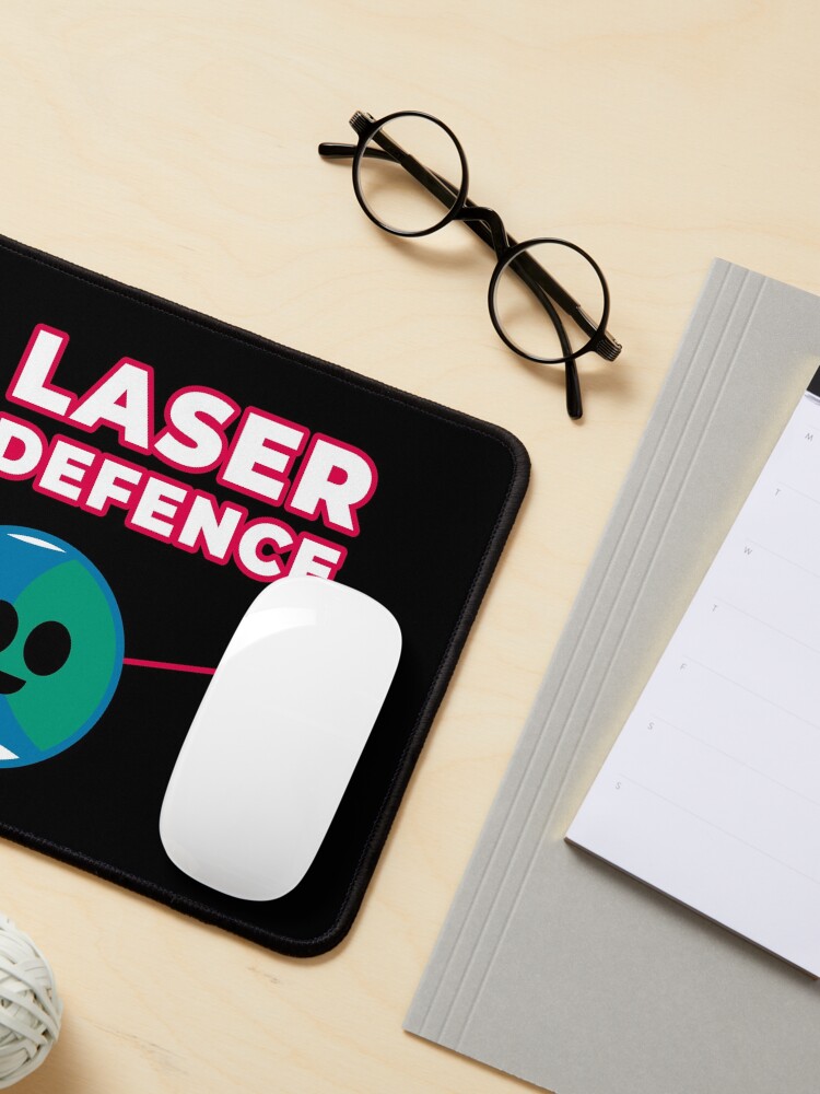 Alternate view of Space Laser Defence Near Earth Asteroids Yarkovsky Effect Mouse Pad