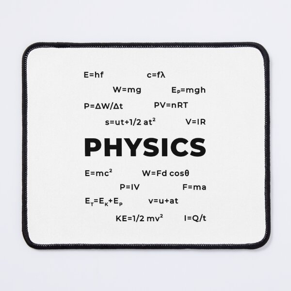 Physics (Inverted) Mouse Pad