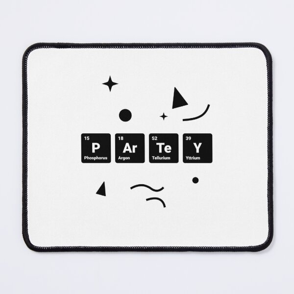 Item preview, Party! Periodic Table Elements Phosphorus Argon Tellurium Yttrium (Inverted) designed and sold by science-gifts.