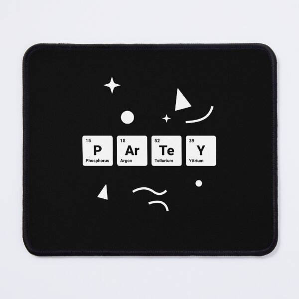 Item preview, Party! Periodic Table Elements Phosphorus Argon Tellurium Yttrium designed and sold by science-gifts.