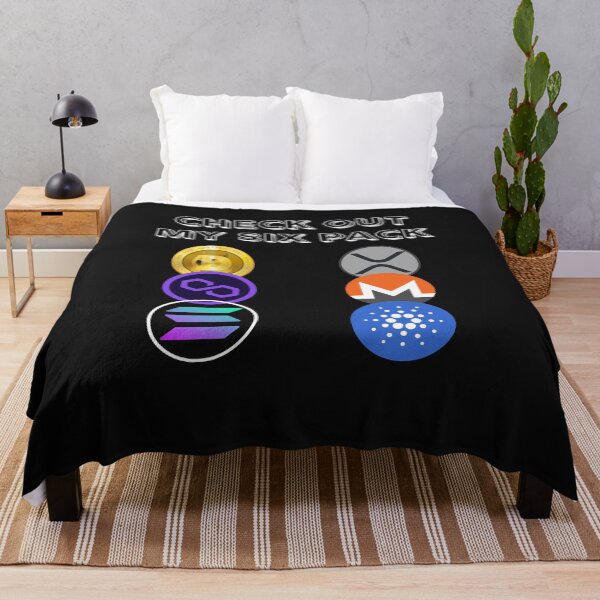Item preview, Check Out My Six Pack Crypto Design designed and sold by Funny-Tees4U.