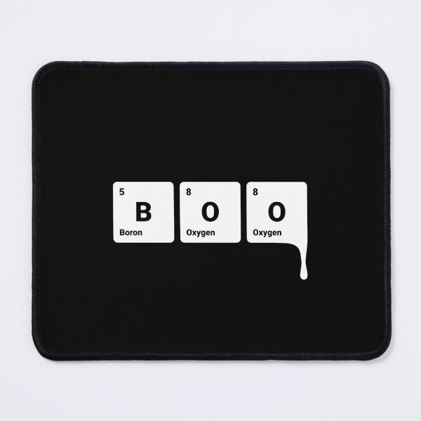 Item preview, BOO! Scary Halloween Periodic Table Elements Boron Oxygen designed and sold by science-gifts.