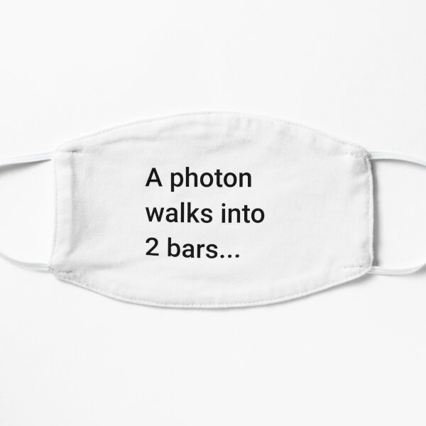 A Photon Walks into 2 Bars (Inverted) Flat Mask