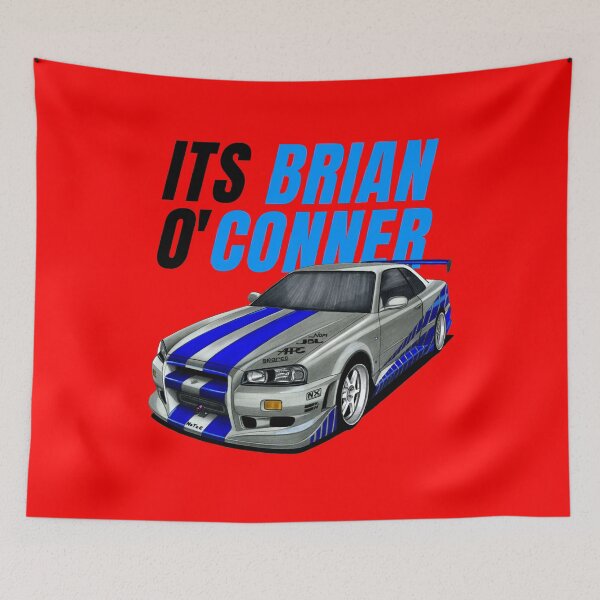 Item preview, It's Brain o' conner { Paul walker's Skyline } designed and sold by MOTOSHIFT.