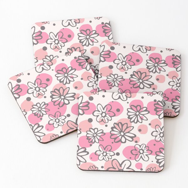 Item preview, Drawn flowers pattern designed and sold by RafaelLima7.
