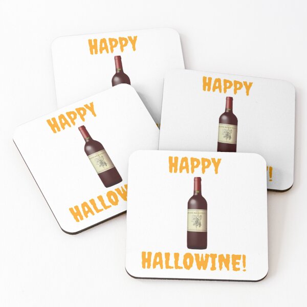 Item preview, Happy Hallowine funny Halloween design designed and sold by LethalIy-Yours.