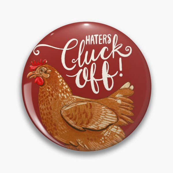 Item preview, Haters Cluck Off, Crazy chicken Lady designed and sold by Carrie Stephens.