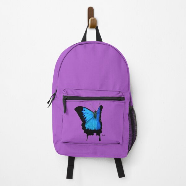 Item preview, Morpho Butterfly on Violette / Swiss Artwork Photography designed and sold by Raphael Wolf.