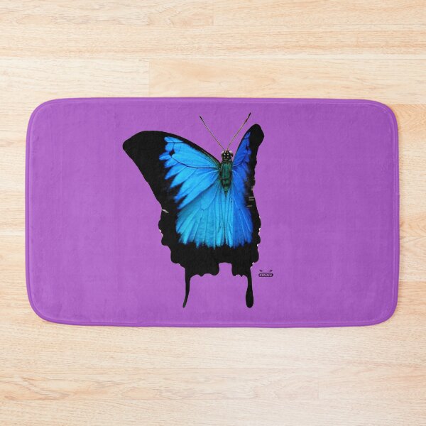 Item preview, Morpho Butterfly on Violette / Swiss Artwork Photography designed and sold by Raphael Wolf.