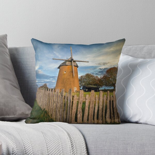 Bembridge Windmill Isle Of Wight Throw Pillow