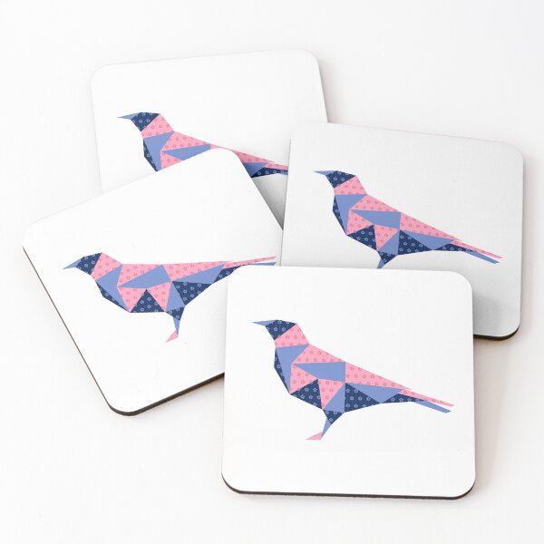 Item preview, Just a Girl Who Loves Tiny Peckers Blue Pink Bird designed and sold by UPSTORE-RB.