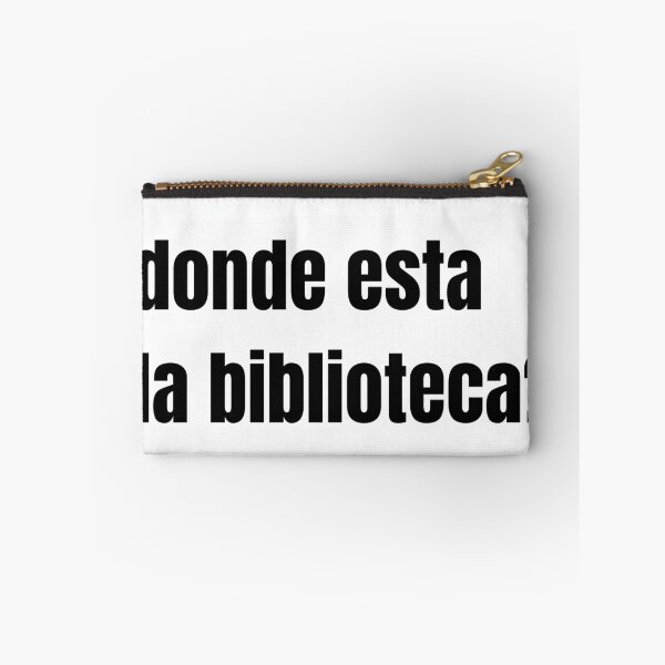 Item preview, Donde esta la biblioteca? designed and sold by Tee-Star.