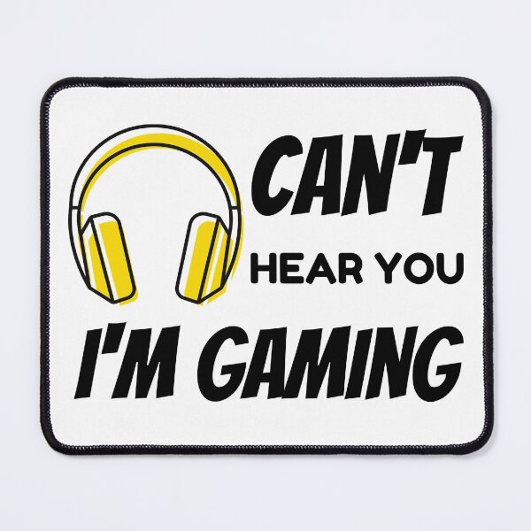 Item preview, can't hear you I'm gaming Headset Graphic Video Games |Gamer Gift Funny designed and sold by Artystico ⭐⭐⭐⭐⭐.