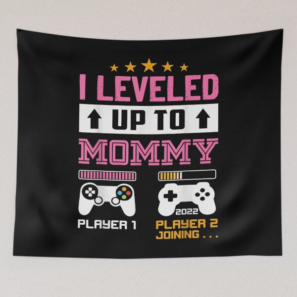 Item preview,  Leveled Up Mommy 2022 Pregnancy Announcement Video Game designed and sold by lindafrances.