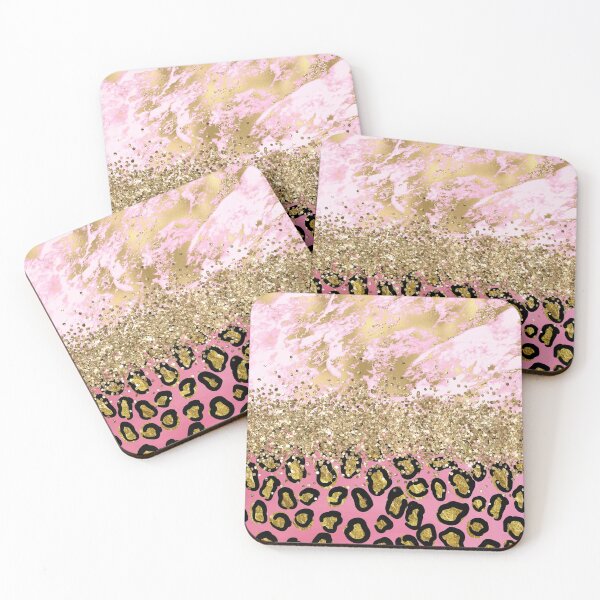Item preview, Pink and Gold Leopard Western Graphic Design designed and sold by ElishaKayne.