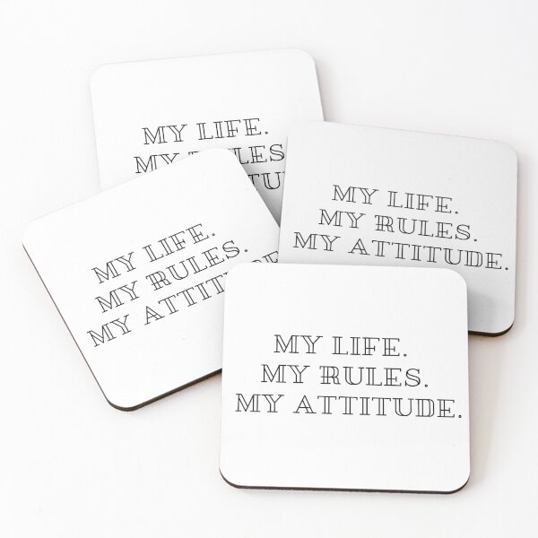 Item preview, My life my rules my attitude designed and sold by TopStyles.