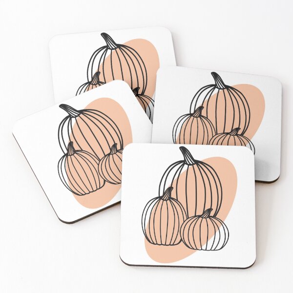Item preview, Modern Pumpkins Line Drawing designed and sold by makesbymiss.