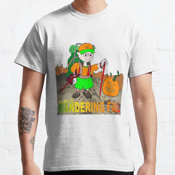 Happily Wandering Fall (Toon Land, Fall Collection) Classic T-Shirt