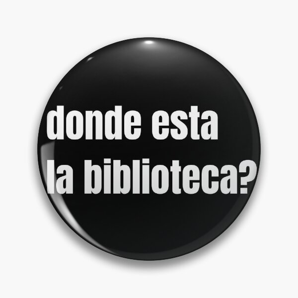 Item preview, Donde esta la biblioteca? designed and sold by Tee-Star.