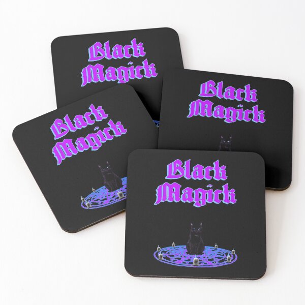 Item preview, Black Magick - Black Cat Magic Ritual Circle (VARIANT) designed and sold by Occult Designs.