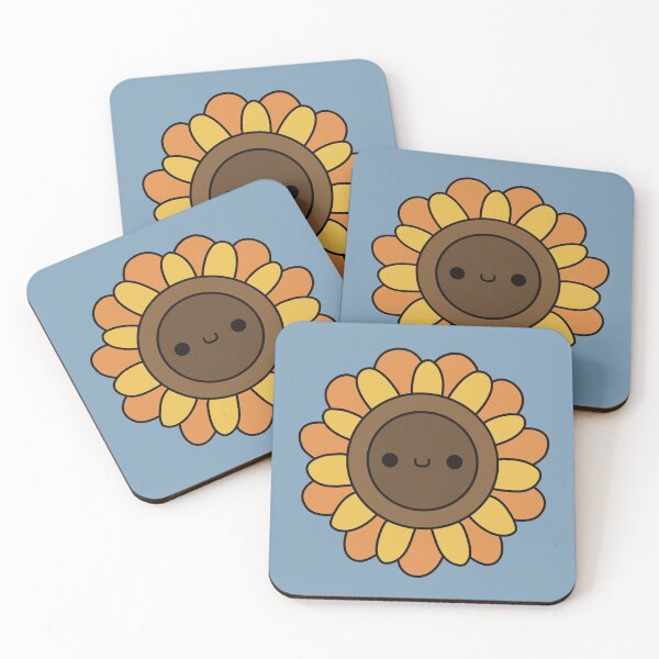 Item preview, Cute Sunflower - Kawaii Sunflower designed and sold by KawaiiByDice.