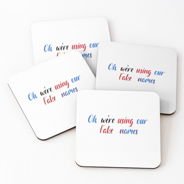 Item preview, Superhero "Fake Names" Endgame Quote Sticker designed and sold by Brooke’s Broadway Stickers.