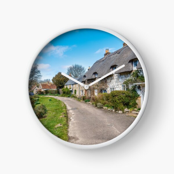 Spring At Winkle Street Isle Of Wight Clock