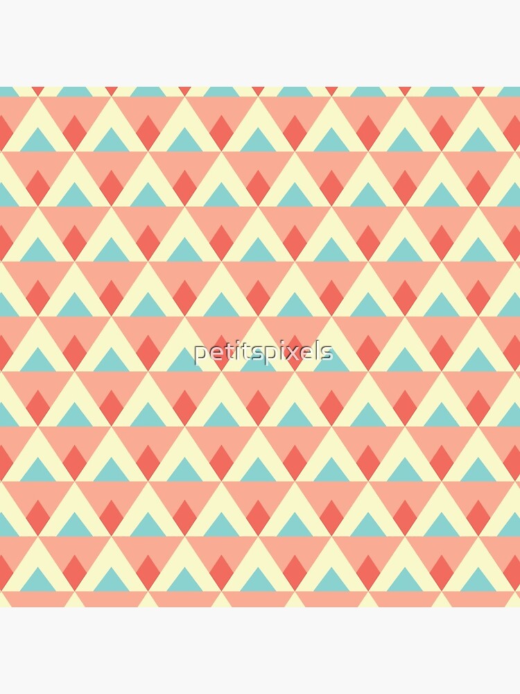Thumbnail 3 of 3, Pin, Triangles and diamonds designed and sold by petitspixels.