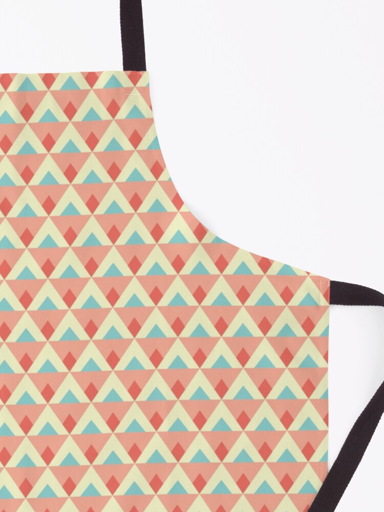 Thumbnail 3 of 6, Apron, Triangles and diamonds designed and sold by petitspixels.