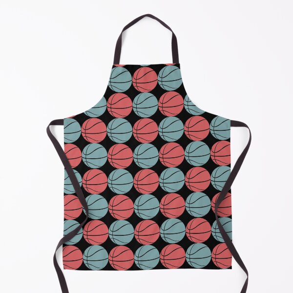 Item preview, teal and fiery red basketballs designed and sold by aquanour.