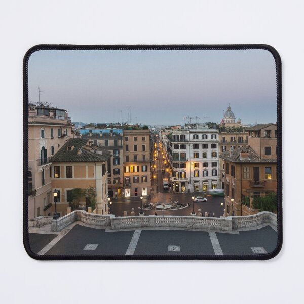 Item preview, Gallivanting Around in Rome Italy - Soft Dawn Over the Spanish Steps  designed and sold by Georgia Mizuleva.